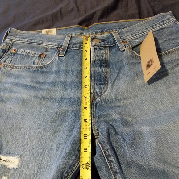 Levi's 501 T Taper Ankle Jeans Sansome Light - Picture 6 of 7